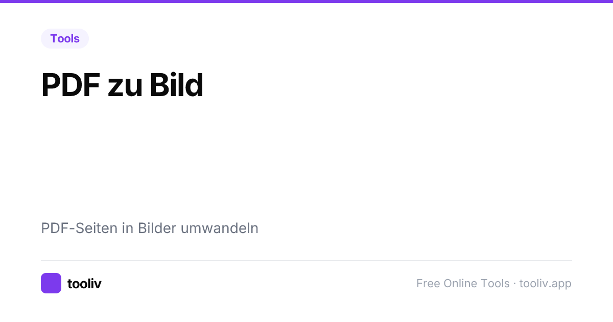 Pdf Bild PDF zu Bild | Tooliv